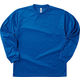 【長袖Tシャツ】トムス　glimmer 4.4oz ドライロングスリーブＴシャツロイヤルブルー L 00304 1枚