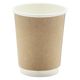 モデリーノ 紙コップ 断熱二重クラフト紙コップ8-80 00757300 1ケース(500個(25個×（直送品）