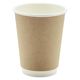 モデリーノ 紙コップ 断熱二重クラフト紙コップ12-90 00757302 1ケース(500個(25個×（直送品）