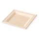 アヅミ産業 紙皿 ムギ&タケスクエアプレート 20cm 00764526 1ケース(600個(50個×12))（直送品）