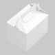 ケーキ箱 無地箱No.3 199428 1ケース(300個(100個×3))（直送品）