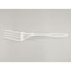 ホウケン産業 使い捨てフォーク カラーフォーク160mm 透明 バラ 311559 1ケース(3000個(100個×30))（直送品）