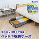 アストロ 珪藻土入り 消臭ベッド下収納ケース 615-29 1個（直送品）