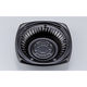 シーピー化成 どんぶり容器 CBFまど味16 黒 本体 0A00116000525 1袋(50個)（直送品）