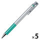 パイロット ゲルインクボールペン ジュースアップ 0.4mm メタリックグリーン LJP-20S4-MG 1セット（1本×5）