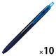 パイロット ゲルインクボールペン ジュース 0.5mm ネオンブルー LJU-15-NL 1セット（1本×10）