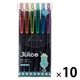 パイロット ゲルインクボールペン ジュース 0.5mm ネオンカラー 6色セット LJU-15-6CN 1セット（6本×10）
