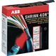 ABB シュリンクコン 熱収縮チューブ Shrinkーkon(シュリンクコン)一般用カラーボックスタイプ 黒 PKG2408-0-D 1巻（直送品）