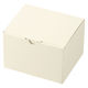 ヘッズ 無地オフホワイトギフトボックス-4 外寸：W163×D140×H110mm MOW-GB4 1セット（1袋（10枚入）×10）