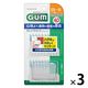 ガム ソフトピック SS～M 無香料 1セット（40本入×3個） サンスター GUM 歯間ブラシ 歯間ケア ゴムタイプ SS S M