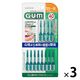 ガム ウェルプラス 曲がるソフトピック SS～M 1セット（40本入×3個） 無香料 サンスター GUM 歯間ブラシ ゴムタイプ SS S M