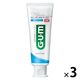 GUM（ガム）歯磨き粉 デンタルペースト 爽快タイプ 虫歯・歯周病予防 口臭防止 120g 1セット（3本） サンスター