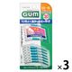 ガム（GUM） 歯周プロケア ソフトピック カーブ型 SS～M 1セット（30本入×3個） ケース付 サンスター 歯間ブラシ 742499