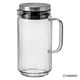 HARIO（ハリオ）冷水筒 ピッチャー 750ml 耐熱ガラス製 シルバー WJCAー750ーHSV 1個