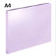 コクヨ アスクル 共同企画 フラットファイル PPラミネート A4ヨコ バイオレット 10冊 オリジナル（わけあり品）