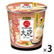 大砲ラーメン監修  とんこつワンタンスープ 28g 1セット（1個×3） 明星食品