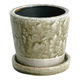 ダルトン フラワーポット DULTON 高さ11cm カラー グレーズド ポット クレイ 328761 1個（直送品）
