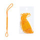 日本紐釦貿易 根付紐 ストラップ 10cm オレンジ F1-5-10 1袋(10本)