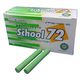 日本白墨工業 天神スクール72チョーク 緑 72C-5 1箱（直送品）
