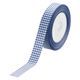 小堀リボン リボン Sギンガムチェック紺15mm×23m No.1100コン15mmx23m 1セット(1巻×3)（直送品）