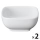無印良品 白磁角鉢 小 約幅８×奥行８×高さ４ｃｍ 1セット（1個×2） 良品計画