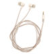 カナル型有線イヤホン ベージュ LAKOLE/ラコレ