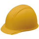加賀産業 ヘルメット つば(雨溝)付 イエロー KGBo-1B 1セット(2個)（直送品）
