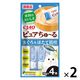 いなば CIAO チャオ ピュアちゅーる 猫 まぐろ＆ほたて貝柱 国産（14g×4本）2袋 ちゅ～る キャットフード ウェット 猫用 おやつ