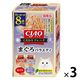 （バラエティパック）いなば CIAO チャオ こだわりフレーク まぐろバラエティ 国産（30g×8袋）3箱 キャットフード 猫用