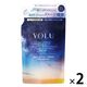YOLU（ヨル） ディープナイトリペアシャンプー 詰め替え ２個セット　各350mL I-ne