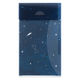デザインフィル 3ポケットクリアホルダー A5スリム フラップ付き 星空柄 35468006 1個