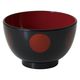 ワールド・クリエイト 白檀塗風　日の丸　内朱　汁椀 37078 1個