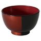 ワールド・クリエイト 白檀塗風　暁　内朱　汁椀 37076 1個