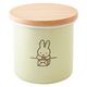 富士ホーロー キャニスター 琺瑯 9cm ペールグリーン ミッフィーパステル MFPー9CN.PG 1個