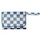 Tiny Twinkle マットにもなるおむつポーチ Blue Checkers おむつ替えにこれひとつ 0ヶ月から 1個