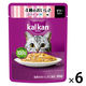 カルカン（kalkan）4種のおいしさ まぐろ・かつお・さけ・えび風味 ゼリー仕立て 60g 6袋 キャットフード ウェット