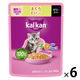 カルカン（kalkan）12ヵ月までの子ねこ用 まぐろ たい入り ゼリー仕立て 60g 6袋 キャットフード ウェット
