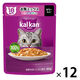 カルカン（kalkan）18歳から お魚ミックス まぐろ・かつお・ たい入り ゼリー仕立て 60g 12袋 キャットフード