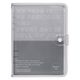 キングジム ファブラブ バインダー グレー FL5210-GY 1冊