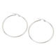 ステンレスワンタッチビッグフープピアス シルバー LAKOLE/ラコレ