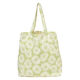 スクエアビックトートバック ライムフラワー LAKOLE/ラコレ