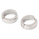 ステンレスぷっくりフープイヤリング2 シルバー LAKOLE/ラコレ