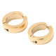ステンレスぷっくりフープイヤリング2 ゴールド LAKOLE/ラコレ