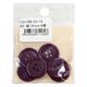 日本紐釦貿易 日本紐釦貿易(Nippon Chuko) カラーボタン 21mm 6個 パープル CG1700-21-73 1セット(3袋)（直送品）