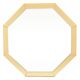 パラデック スタンド&ウォールミラー 八角形ミラー SSサイズ 15×15cm オクタム ゴールド 450685 1個（直送品）