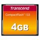 Transcend（トランセンド）コンパクトフラッシュカード 4GB 133x TS4GCF133 1個