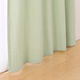 無印良品 綿洗いざらし平織ノンプリーツカーテン 幅１００×丈１７８ｃｍ用 グリーン 良品計画
