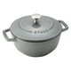 ツヴィリングJ.A.ヘンケルスジャパン ストウブ ワナベ Ｍ グレー 18cm STAUB 　ガス IH 鋳物鍋 両手 1個