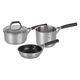 ツヴィリングJ.A.ヘンケルスジャパン HIスタイルベーシック ミニ3点セット フライパン 片手鍋 ステンレス 1セット