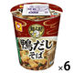 麺之助 縦型 鴨だしそば65g 1セット（1個×6） 東洋水産